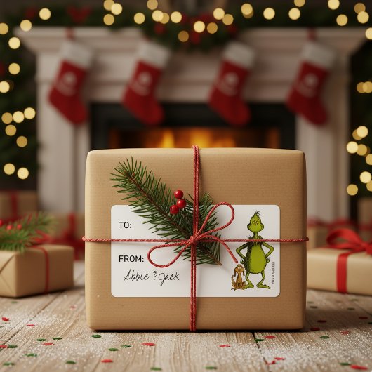 Dr. Seuss Grinch und Max Weihnachts-Geschenkanhäng