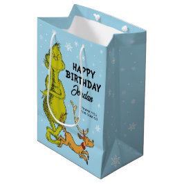 Dr. Seuss | Grinch Winter Birthday Favor Mittlere Geschenktüte