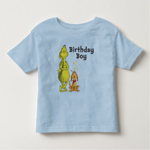 Dr. Seuss   Grinch Winter Geburtstag Kleinkind T-shirt