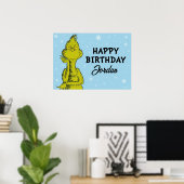 Dr. Seuss | Grinch Winter Geburtstag Poster (Heimbüro)