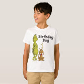 Dr. Seuss | Grinch Winter Geburtstag T-Shirt (Vorne ganz)