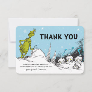 Dr. Seuss   Grinch Winter Geburtstags Dankeschön