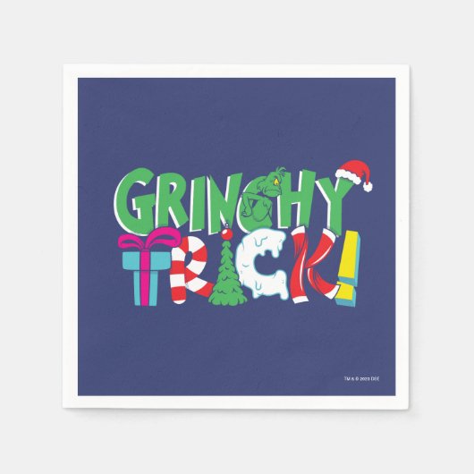 Dr. Seuss | Grinchy Trick Serviette (Vorderseite)