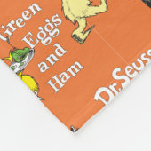 Dr. Seuss Grüne Eier mit Schinken Charakter-Muster Fleecedecke (Ecke)