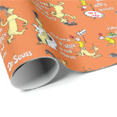 Dr. Seuss Grüne Eier mit Schinken Charakter-Muster Geschenkpapier (Rolleneckpunkt)