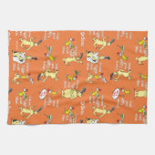 Dr. Seuss Grüne Eier mit Schinken Charakter-Muster Geschirrtuch (Horizontal)