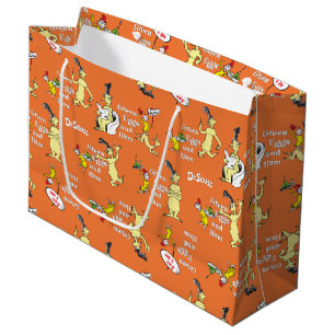 Dr. Seuss Grüne Eier mit Schinken Charakter-Muster Große Geschenktüte