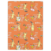 Dr. Seuss Grüne Eier mit Schinken Charakter-Muster Klemmbrett (Rückseite)