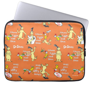 Dr. Seuss Grüne Eier mit Schinken Charakter-Muster Laptopschutzhülle