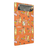 Dr. Seuss Grüne Eier mit Schinken Charakter-Muster Mini Klemmbrett (Schrägansicht)