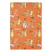 Dr. Seuss Grüne Eier mit Schinken Charakter-Muster Mini Klemmbrett (Rückseite)