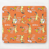 Dr. Seuss Grüne Eier mit Schinken Charakter-Muster Mousepad (Vorne)