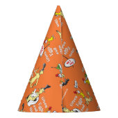 Dr. Seuss Grüne Eier mit Schinken Charakter-Muster Partyhütchen (Rückseite)