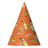 Dr. Seuss Grüne Eier mit Schinken Charakter-Muster Partyhütchen (Links)