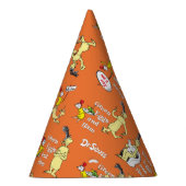 Dr. Seuss Grüne Eier mit Schinken Charakter-Muster Partyhütchen (Rechts)