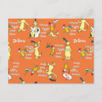 Dr. Seuss Grüne Eier mit Schinken Charakter-Muster