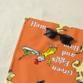 Dr. Seuss Grüne Eier mit Schinken Charakter-Muster Strandtuch (Beispiel)