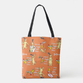 Dr. Seuss Grüne Eier mit Schinken Charakter-Muster Tasche (Rückseite)