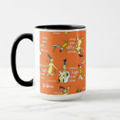 Dr. Seuss Grüne Eier mit Schinken Charakter-Muster Tasse (Links)