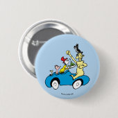 Dr. Seuss Grüne Eier mit Schinken Charaktere im Au Button (Vorne & Hinten)