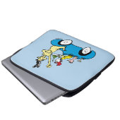 Dr. Seuss Grüne Eier mit Schinken Charaktere im Au Laptopschutzhülle (Vorne Knopf)