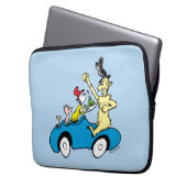 Dr. Seuss Grüne Eier mit Schinken Charaktere im Au Laptopschutzhülle (Vorderseite Links)