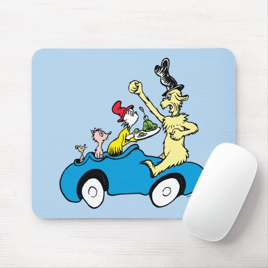 Dr. Seuss Grüne Eier mit Schinken Charaktere im Au Mousepad (Mit Mouse)