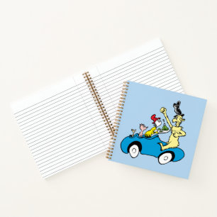 Dr. Seuss Grüne Eier mit Schinken Charaktere im Au Notizblock