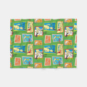 Dr. Seuss Grüne Eier mit Schinken Geschichte Zitat Fleecedecke (Vorderseite (Horizontal))