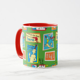 Dr. Seuss Grüne Eier mit Schinken Geschichte Zitat Tasse
