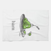 Dr. Seuss | Grüne Eier mit Schinken Geschirrtuch (Horizontal)