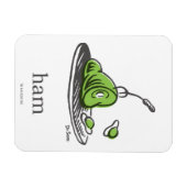 Dr. Seuss | Grüne Eier mit Schinken Magnet (Horizontal)