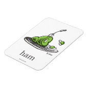 Dr. Seuss | Grüne Eier mit Schinken Magnet (Linke Seite)