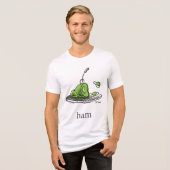 Dr. Seuss | Grüne Eier mit Schinken Tri-Blend Shirt (Vorderseite voll)