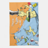 Dr. Seuss Grüne Eier mit Schinken Wasserszene Geschirrtuch (Vertikal)