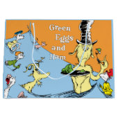 Dr. Seuss Grüne Eier mit Schinken Wasserszene Große Geschenktüte (Vorderseite)