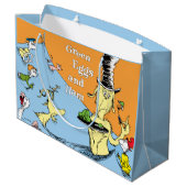 Dr. Seuss Grüne Eier mit Schinken Wasserszene Große Geschenktüte (Rückseite Schrägansicht)