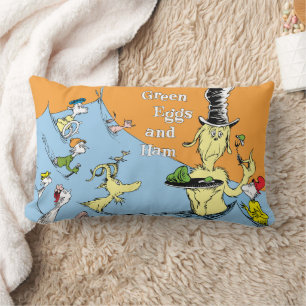 Dr. Seuss Grüne Eier mit Schinken Wasserszene Lendenkissen