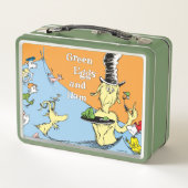 Dr. Seuss Grüne Eier mit Schinken Wasserszene Metall Brotdose (Rückseite)