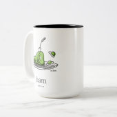 Dr. Seuss | Grüne Eier mit Schinken Zweifarbige Tasse (Vorderseite Links)