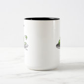 Dr. Seuss | Grüne Eier mit Schinken Zweifarbige Tasse (Mittel)