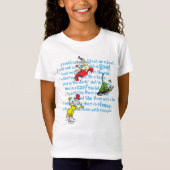 Dr. Seuss| Grüne Eier und Ham Storybook Muster T-Shirt (Vorderseite)