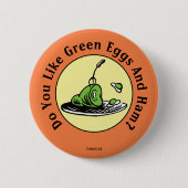 Dr. Seuss | Grüne Eier und Hammsymbol Button (Vorderseite)