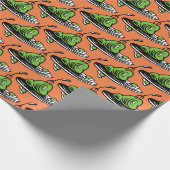 Dr. Seuss | Grüne Eier und Hammsymbol Geschenkpapier (Ecke)