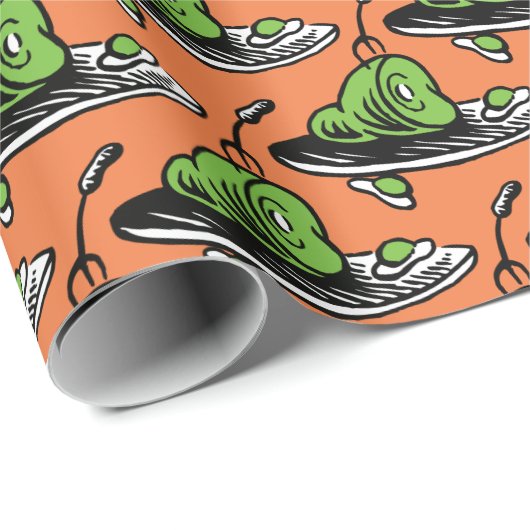 Dr. Seuss | Grüne Eier und Hammsymbol Geschenkpapier (Rolleneckpunkt)