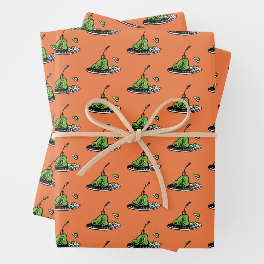 Dr. Seuss | Grüne Eier und Hammsymbol Geschenkpapier Set (Beispiel)