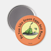 Dr. Seuss | Grüne Eier und Hammsymbol Magnet (Vorderseite/Rückseite)