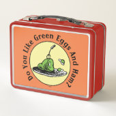 Dr. Seuss | Grüne Eier und Hammsymbol Metall Brotdose (Rückseite)