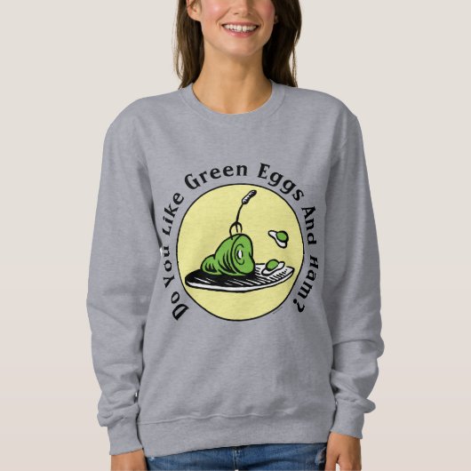 Dr. Seuss | Grüne Eier und Hammsymbol Sweatshirt (Vorderseite)