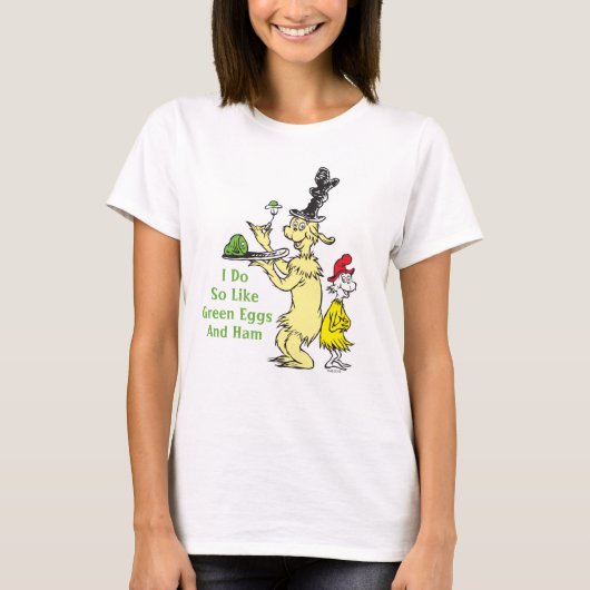Dr. Seuss| Grüne Eier und Schinken| Friend & Sam-I T-Shirt (Vorderseite)